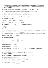 2023年云南省楚雄彝族自治州禄丰县数学四年级第二学期期末学业质量监测试题含解析