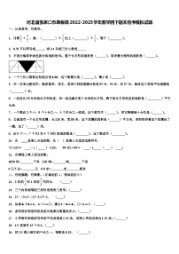 河北省张家口市康保县2022-2023学年数学四下期末统考模拟试题含解析