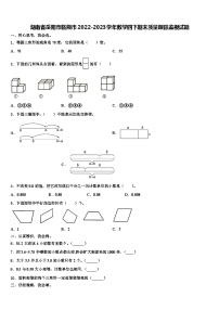 湖南省岳阳市临湘市2022-2023学年数学四下期末质量跟踪监视试题含解析