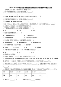 2022-2023学年安徽省马鞍山市当涂县数学六下期末考试模拟试题含解析