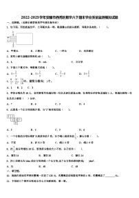 2022-2023学年安顺市西秀区数学六下期末学业质量监测模拟试题含解析