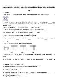 2022-2023学年新疆维吾尔新疆生产建设兵团图木舒克市数学六下期末达标检测模拟试题含解析