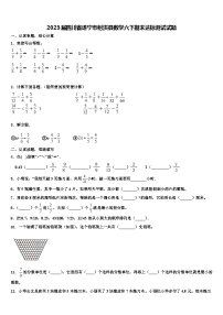 2023届四川省遂宁市射洪县数学六下期末达标测试试题含解析