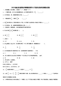 2023届山东省青岛市即墨区数学六下期末达标检测模拟试题含解析