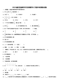 2023届河北省廊坊市文安县数学六下期末考试模拟试题含解析