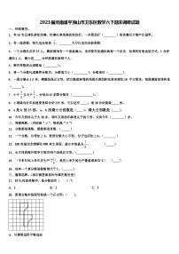 2023届河南省平顶山市卫东区数学六下期末调研试题含解析