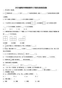 2023届淮安市淮阴区数学六下期末达标测试试题含解析