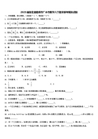 2023届湖北省随州市广水市数学六下期末联考模拟试题含解析