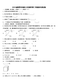 2023届湘潭市岳塘区六年级数学第二学期期末经典试题含解析