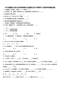 2023届黑龙江省七台河市勃利县小五站镇庆云村小学数学六下期末考试模拟试题含解析