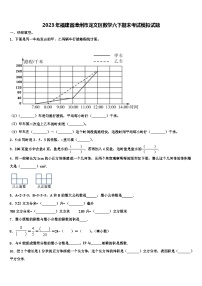 2023年福建省漳州市龙文区数学六下期末考试模拟试题含解析