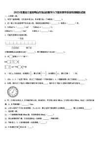 2023年黑龙江省双鸭山市宝山区数学六下期末教学质量检测模拟试题含解析