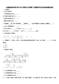 云南省昭通市绥江县2023年数学六年级第二学期期末学业质量监测模拟试题含解析