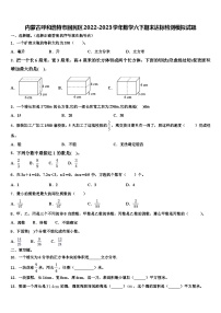 内蒙古呼和浩特市回民区2022-2023学年数学六下期末达标检测模拟试题含解析