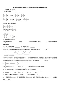 怀化市沅陵县2022-2023学年数学六下期末预测试题含解析