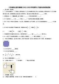 江苏省连云港市海州区2022-2023学年数学六下期末达标检测试题含解析