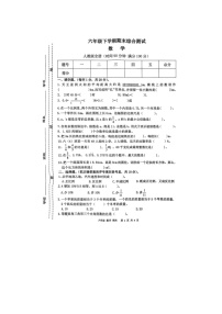 河南省驻马店市驿城区胡庙乡洼李小学2022-2023六年级下学期期末数学试题