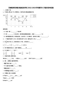 甘肃张掖甘州区思源实验学校2022-2023学年数学六下期末统考试题含解析