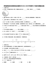 贵州省黔南布依族苗族自治州都匀市2022-2023学年数学六下期末经典模拟试题含解析