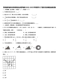 贵州省黔南布依族苗族自治州罗甸县2022-2023学年数学六下期末质量跟踪监视试题含解析