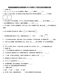 青海省海南藏族自治州贵德县2023年数学六下期末达标检测模拟试题含解析