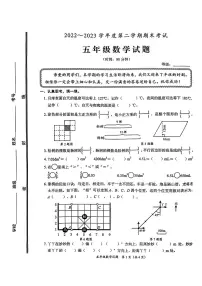 山东省青岛市2022-2023学年五年级下学期期末数学试卷