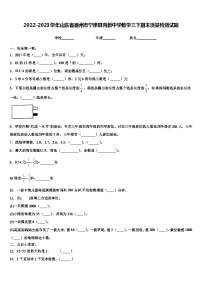 2022-2023学年山东省德州市宁津县育新中学数学三下期末质量检测试题含解析