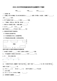 2022-2023学年河北省石家庄市元氏县数学三下期末含解析