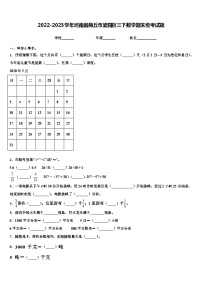 2022-2023学年河南省商丘市梁园区三下数学期末统考试题含解析