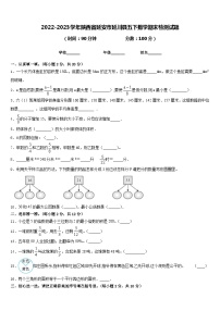 陕西省延安市延川县2022-2023学年五年级下学期期末检测数学试题