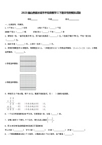 2023届山西省运城市平陆县数学三下期末检测模拟试题含解析