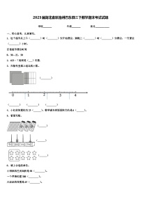 2023届湖北省恩施州巴东县三下数学期末考试试题含解析