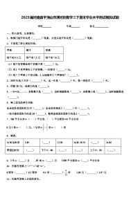 2023届河南省平顶山市湛河区数学三下期末学业水平测试模拟试题含解析