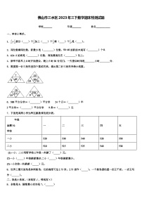 佛山市三水区2023年三下数学期末检测试题含解析