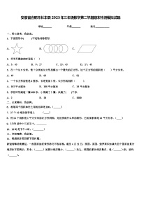 安徽省合肥市长丰县2023年三年级数学第二学期期末检测模拟试题含解析