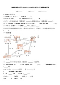 山西省晋中市介休市2022-2023学年数学三下期末统考试题含解析