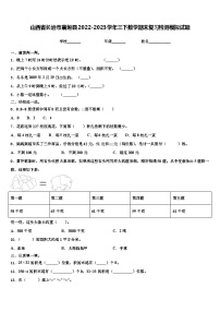 山西省长治市襄垣县2022-2023学年三下数学期末复习检测模拟试题含解析