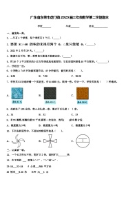 广东省东莞市虎门镇2023届三年级数学第二学期期末含解析