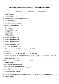 陕西省宝鸡市岐山县2022-2023学年三下数学期末达标检测试题含解析