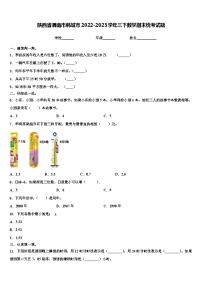 陕西省渭南市韩城市2022-2023学年三下数学期末统考试题含解析