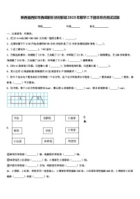 陕西省西安市西咸新区泾河新城2023年数学三下期末综合测试试题含解析