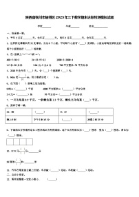 陕西省铜川市耀州区2023年三下数学期末达标检测模拟试题含解析