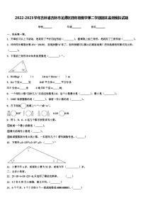 2022-2023学年吉林省吉林市龙潭区四年级数学第二学期期末监测模拟试题含解析