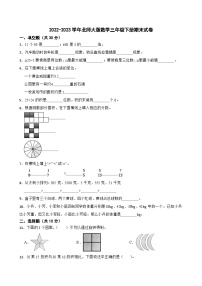 2022-2023学年北师大版数学三年级下册期末试卷