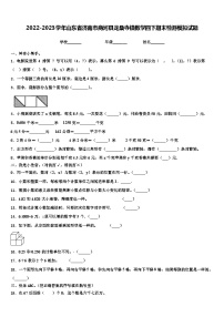 2022-2023学年山东省济南市商河县龙桑寺镇数学四下期末检测模拟试题含解析