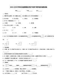 2022-2023学年河北省秦皇岛市抚宁区四下数学期末调研试题含解析