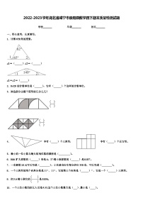 2022-2023学年湖北省咸宁市崇阳县数学四下期末质量检测试题含解析