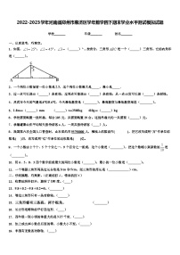 2022-2023学年河南省郑州市惠济区学年数学四下期末学业水平测试模拟试题含解析