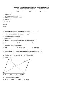 2023届广东省潮州市四年级数学第二学期期末经典试题含解析