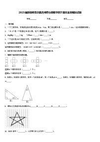 2023届新疆维吾尔昌吉州奇台县数学四下期末监测模拟试题含解析